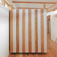 建物を彩る造作家具、小物
